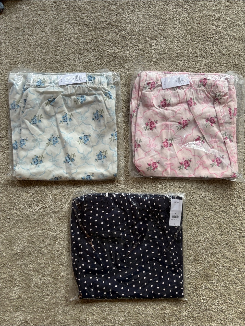 3 Pack Medium Women’s PJ Pants- NWT- Gap Factory